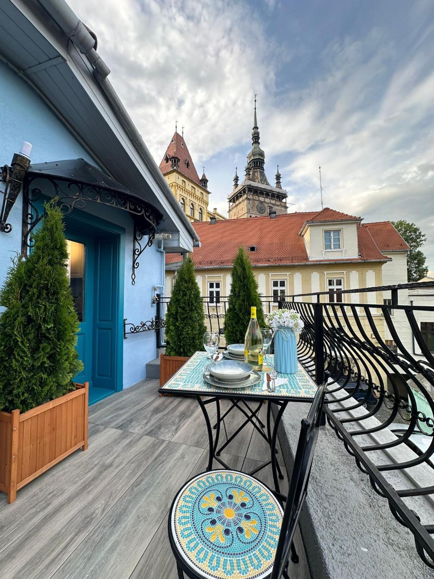 Blue House Citadel Sighisoara Sighişoara Exterior foto