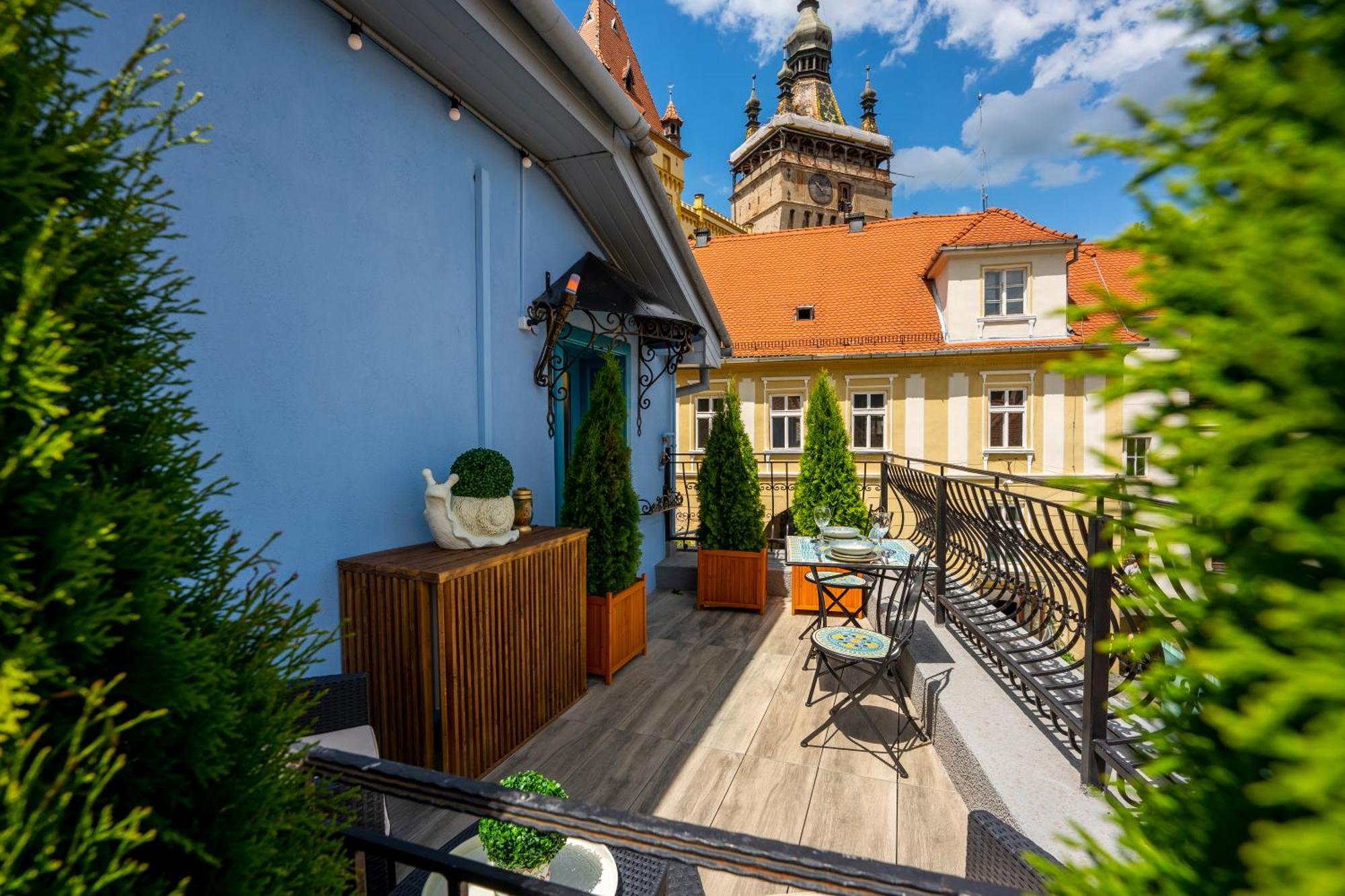 Blue House Citadel Sighisoara Sighişoara Exterior foto